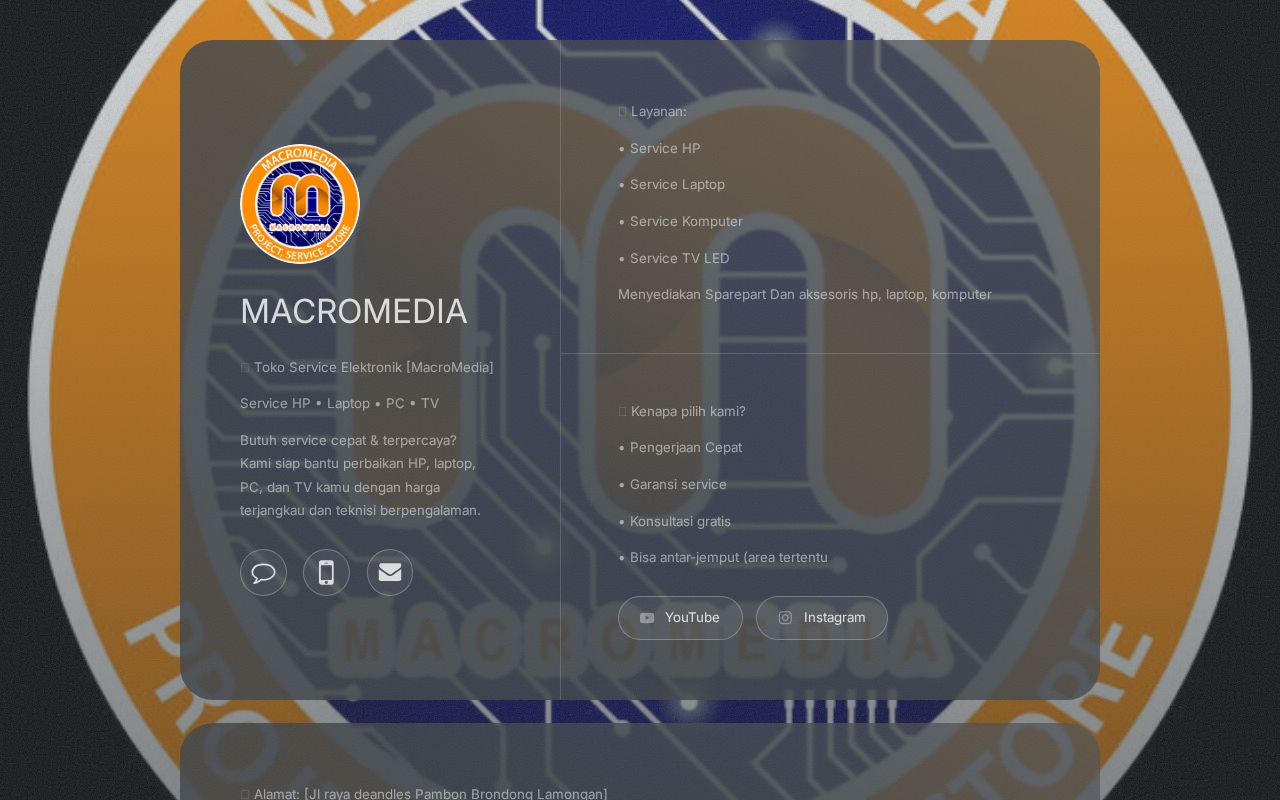 Carrd profile picture for @macromedia